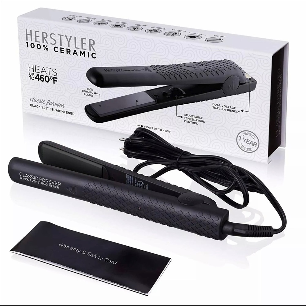Hair iron , hair straightener/curler